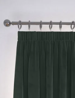 Velvet Pencil Pleat Curtains