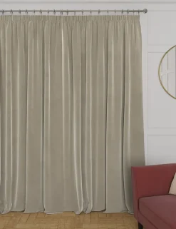 Velvet Pencil Pleat Curtains