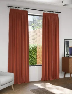 Velvet Pencil Pleat Curtains