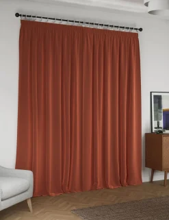 Velvet Pencil Pleat Curtains