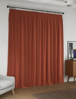 Velvet Pencil Pleat Curtains