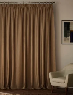 Velvet Pencil Pleat Ultra Thermal Curtains