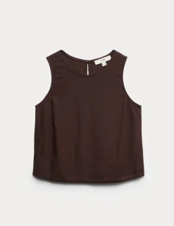 Vest with Linen