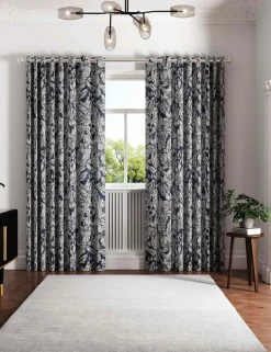 Vietnm Lined Eyelet Curtains