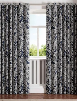 Vietnm Lined Eyelet Curtains