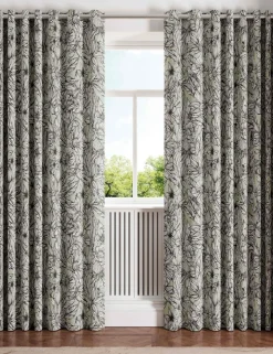 Vietnm Lined Eyelet Curtains