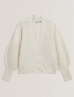 V-Neck Boxy Fit Cardigan