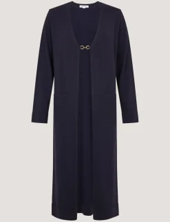 V-Neck Edge to Edge Longline Cardigan