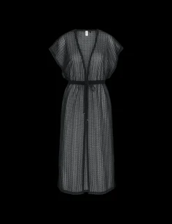 V-Neck Kimono Beach Dress