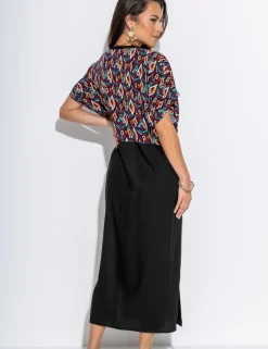 V-Neck Midaxi Kaftan