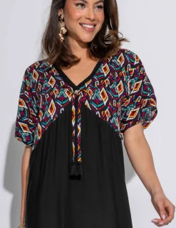 V-Neck Midaxi Kaftan