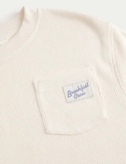Waffle Breakfast Crew Slogan Pyjama Top (6-16 Yrs)