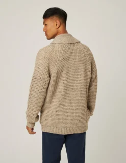 Waffle Shawl Cardigan