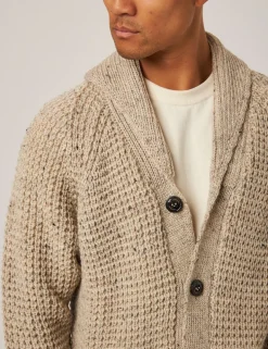 Waffle Shawl Cardigan