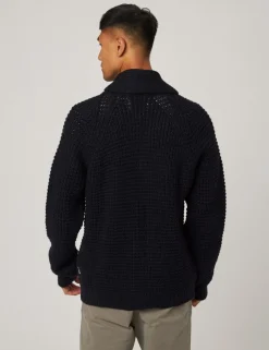Waffle Shawl Cardigan