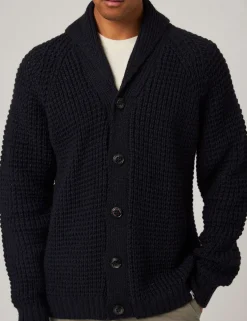 Waffle Shawl Cardigan