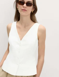 Waisted Single Breasted Waistcoat