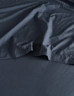 Washed Cotton 300 Thread Count Flat Sheet