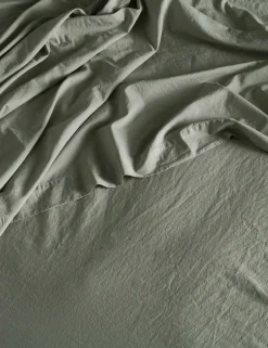 Washed Cotton 300 Thread Count Flat Sheet