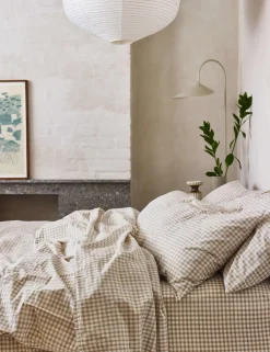 Washed Cotton Gingham Duvet Cover