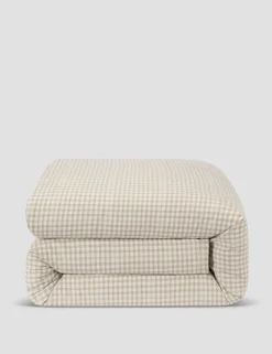 Washed Cotton Gingham Duvet Cover