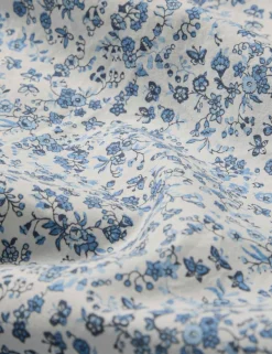Washed Cotton Mini Meadow Fitted Sheet