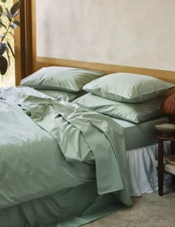 Washed Cotton Percale Duvet Cover