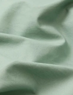 Washed Cotton Percale Fitted Sheet