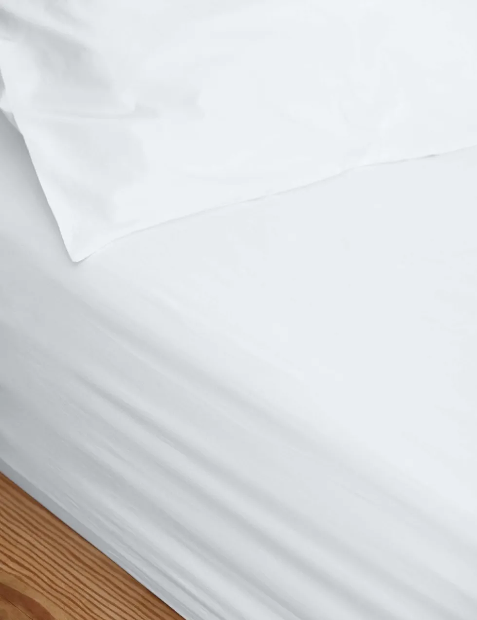 Washed Cotton Percale Fitted Sheet