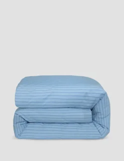 Washed Cotton Striped Duvet Cover
