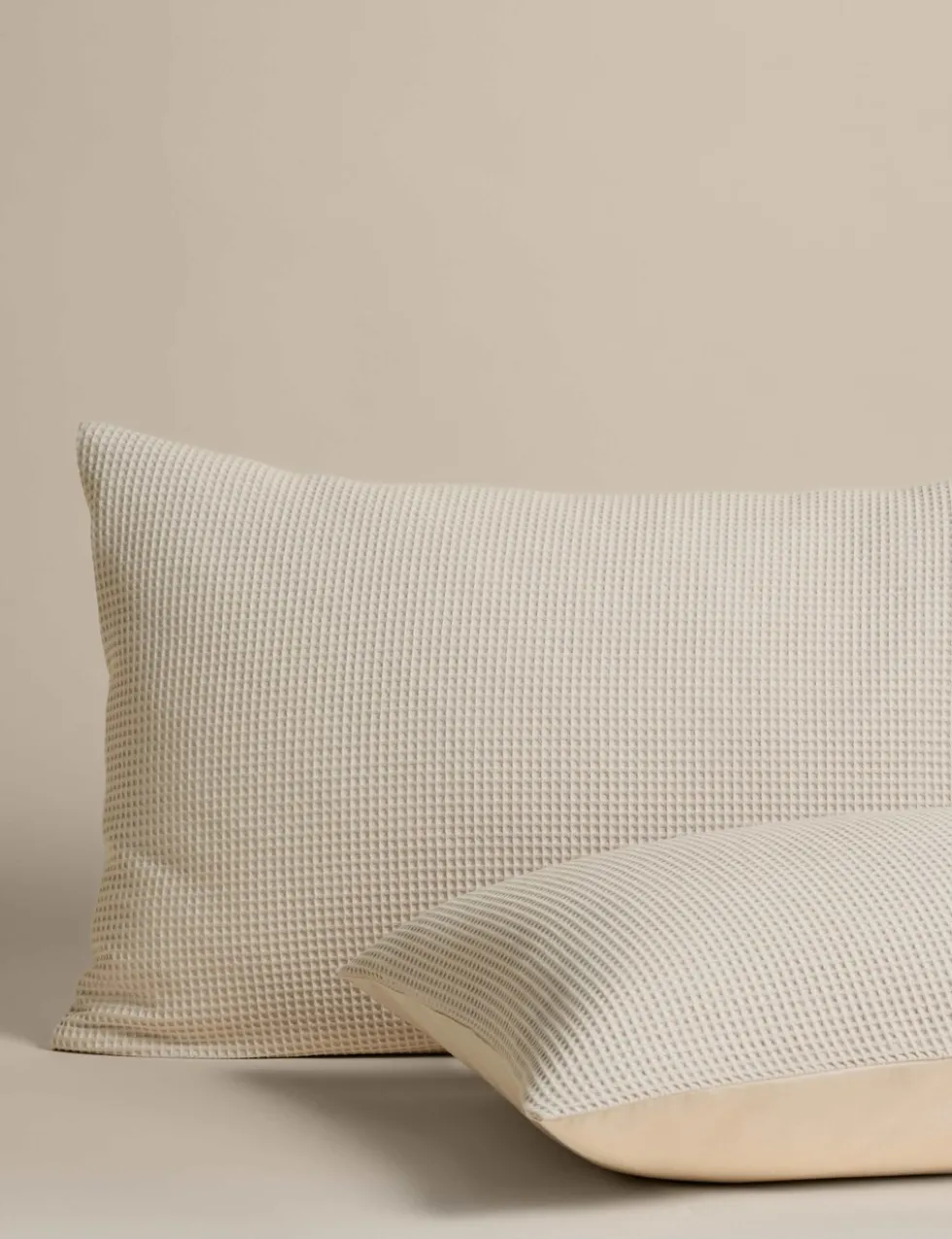 Washed Cotton Waffle Bedding Set
