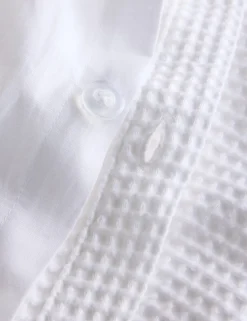 Washed Cotton Waffle Bedding Set