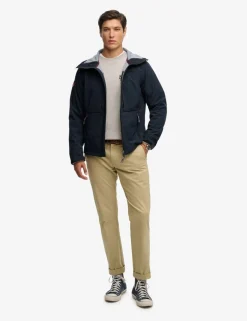 Water Resistant Hooded Softshell Jacket