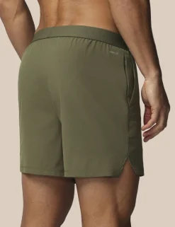 Water Resistant Zip Pocket Sports Shorts