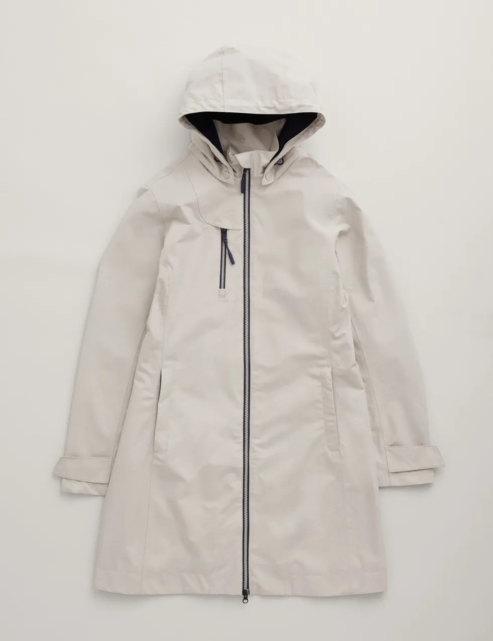 Waterproof Cotton Rich Longline Raincoat