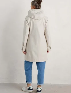 Waterproof Cotton Rich Longline Raincoat