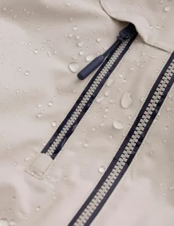 Waterproof Cotton Rich Longline Raincoat