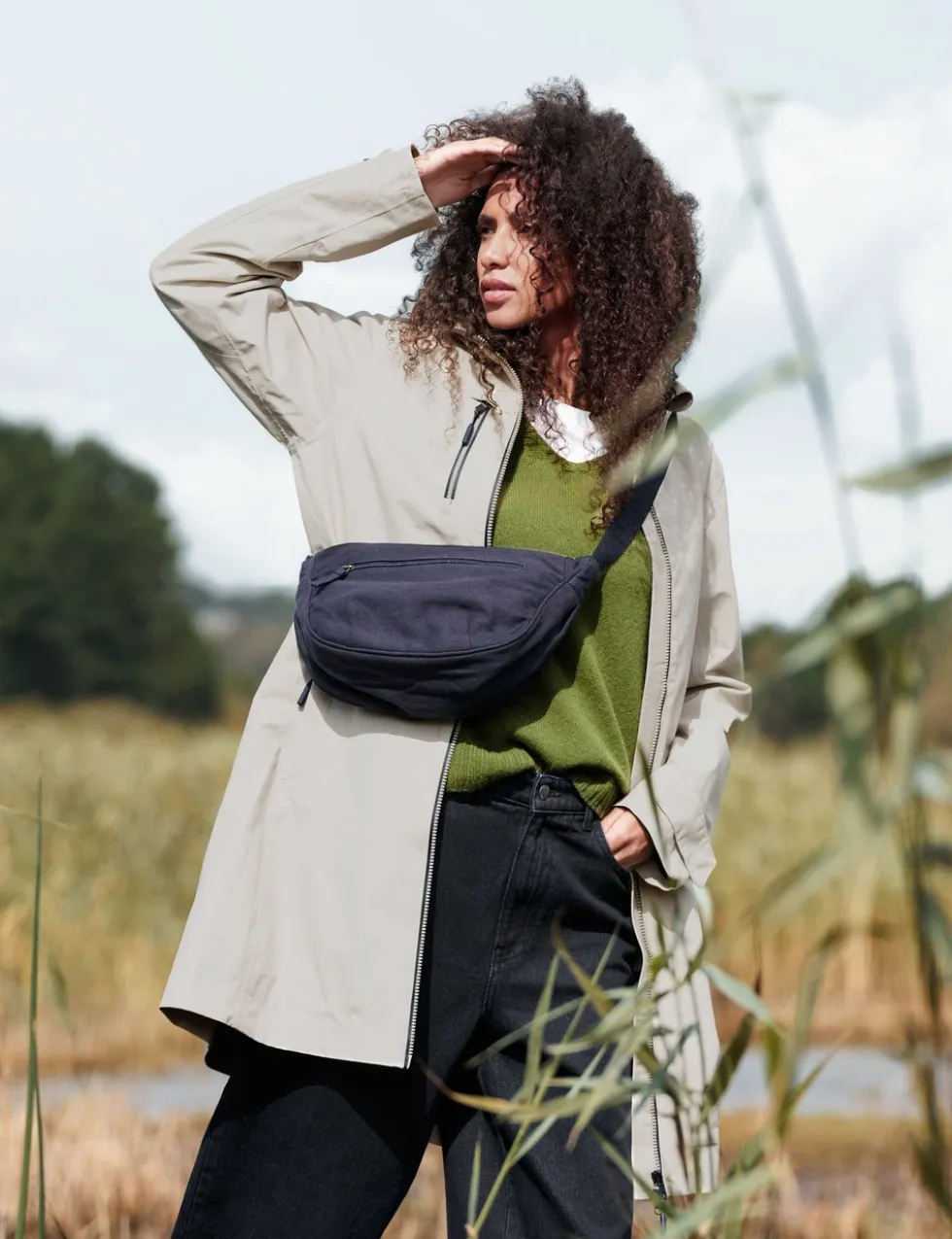 Waterproof Cotton Rich Longline Raincoat