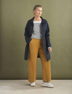 Waterproof Cotton Rich Longline Raincoat