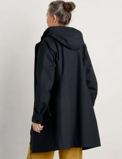 Waterproof Cotton Rich Longline Raincoat
