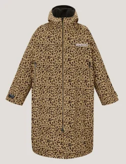 Waterproof Leopard Hooded Changing Robe