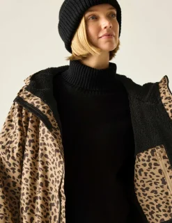 Waterproof Leopard Hooded Changing Robe