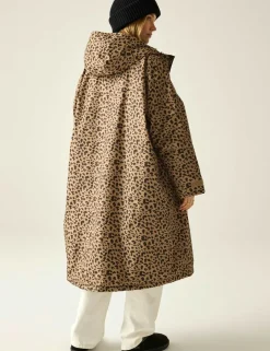 Waterproof Leopard Hooded Changing Robe