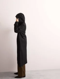 Waterproof Twill Hooded Raincoat