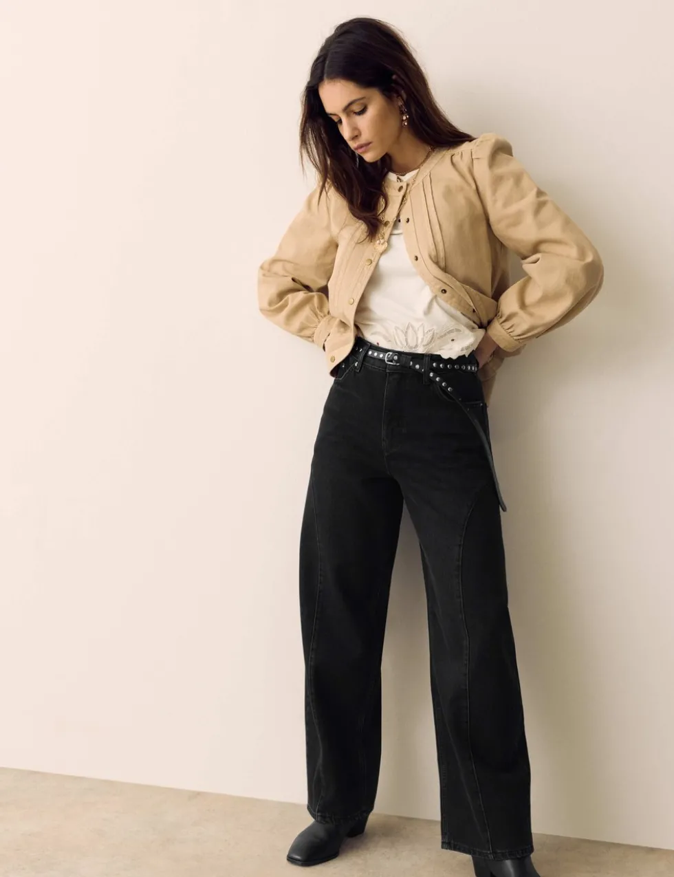 Western Tapered Jeans