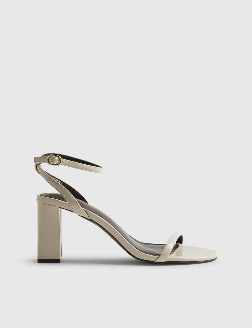 Wide Fit Ankle Strap Block Heel Sandals