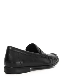 Wide Fit Flexi Sole Leather Penny Loafers