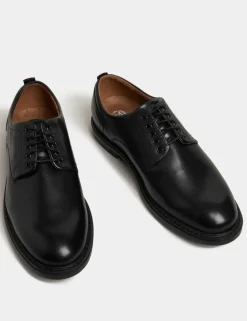 Wide Fit Heritage Leather Derby Shoes