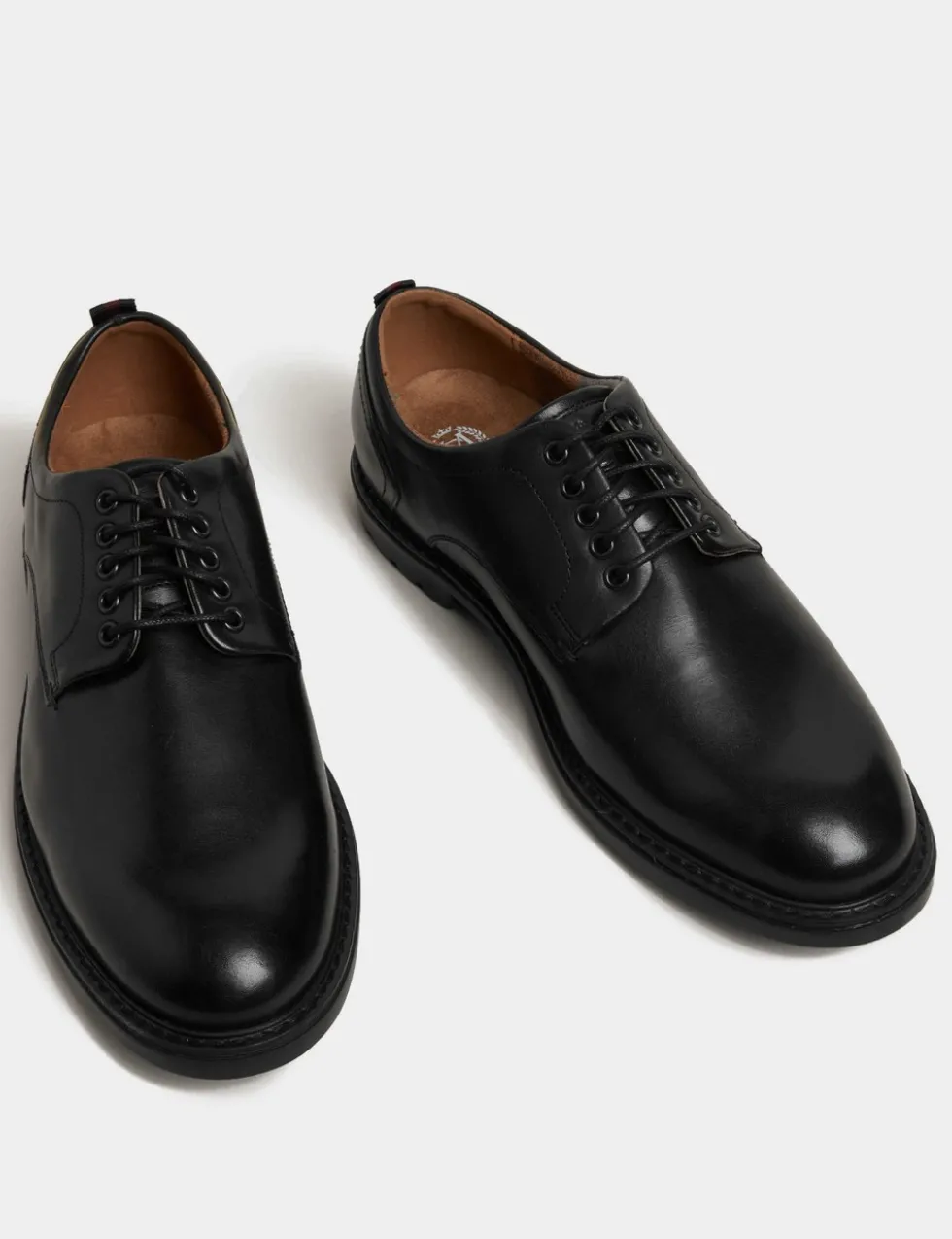 Wide Fit Heritage Leather Derby Shoes
