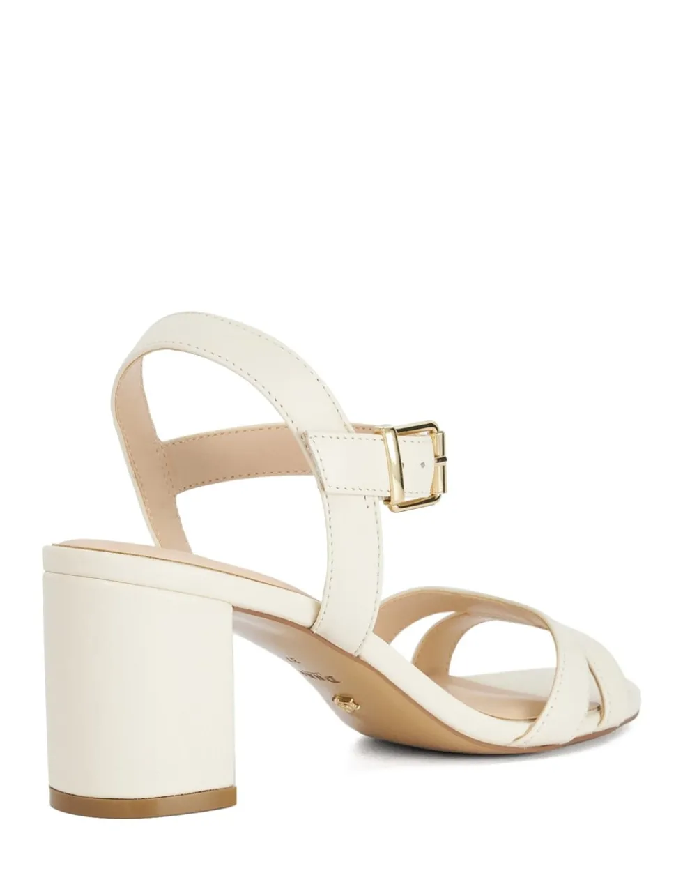 Wide Fit Leather Ankle Strap Sandals